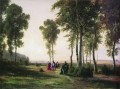 paysage avec des gens de marche 1869 Ivan Ivanovitch